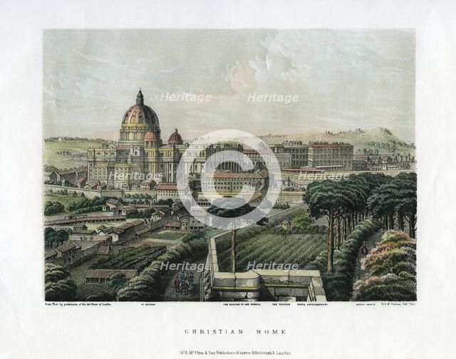 'Christian Rome', Italy, c1865. Artist: Unknown