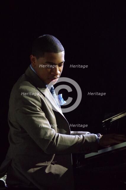 Christian Sands, Love Supreme Jazz Festival, Glynde Place, East Sussex, 2014. Artist: Brian O'Connor.