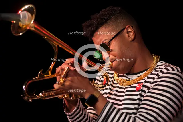 Christian Scott, 2016. Artist: Alan John Ainsworth.