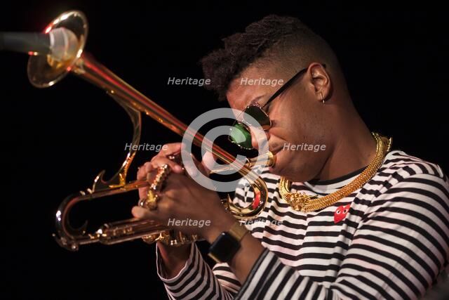 Christian Scott, 2016. Artist: Alan John Ainsworth.