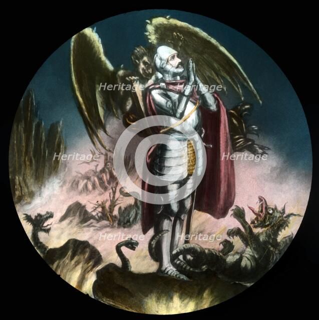 'Christian -  the Valley of the Shadow of Death', c1910. Creator: Unknown.