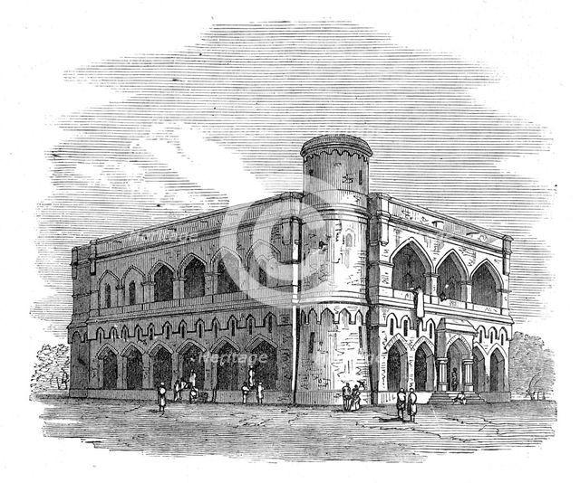 Christian Vernacular Society's Training Institution at Umritsur, 1872. Creator: Unknown.