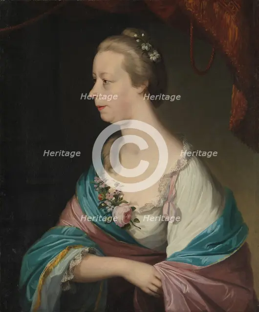 Christiana Stille Keen, ca. 1769. Creator: Matthew Pratt.