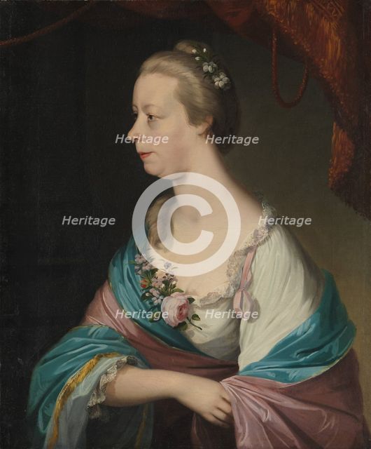 Christiana Stille Keen, ca. 1769. Creator: Matthew Pratt.