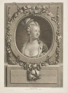 Christiane Henriette Koch, 1770. Creator: Johann Friedrich Bause