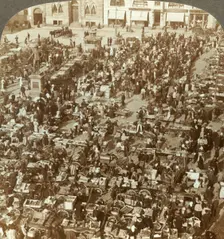 Christiania's largest market, Norway c1905. Creator: Unknown