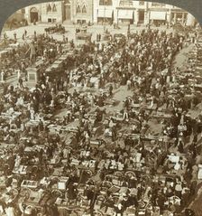 Christiania's largest market, Norway c1905. Creator: Unknown