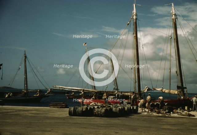 Christiansted, Saint Croix, Virgin Islands, 1941 or 1942. Creator: Jack Delano.