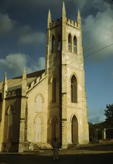 Christiansted, Saint Croix, Virgin Islands. Catholic [i.e. Anglican] Church, 1941. Creator: Jack Delano