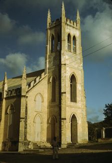 Christiansted, Saint Croix, Virgin Islands. Catholic [i.e. Anglican] Church, 1941. Creator: Jack Delano