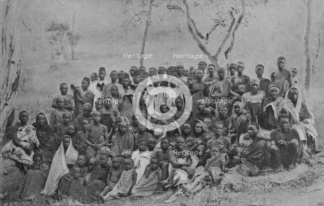 'Christians at Kisokwe', 1901. Artist: Unknown.