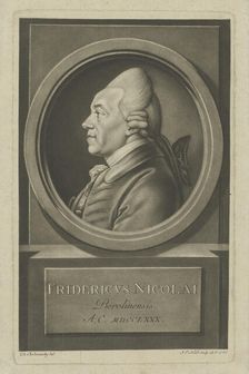 Christoph Friedrich Nicolai (1733-1811) , 1780. Creator: Chodowiecki, Daniel Nikolaus (1726-1801)