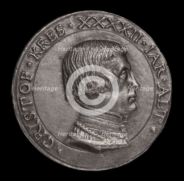 Christoph Kress von Kressenstein,1484-1535, Patrician and Diplomat [obverse], 1526. Creator: Matthes Gebel.