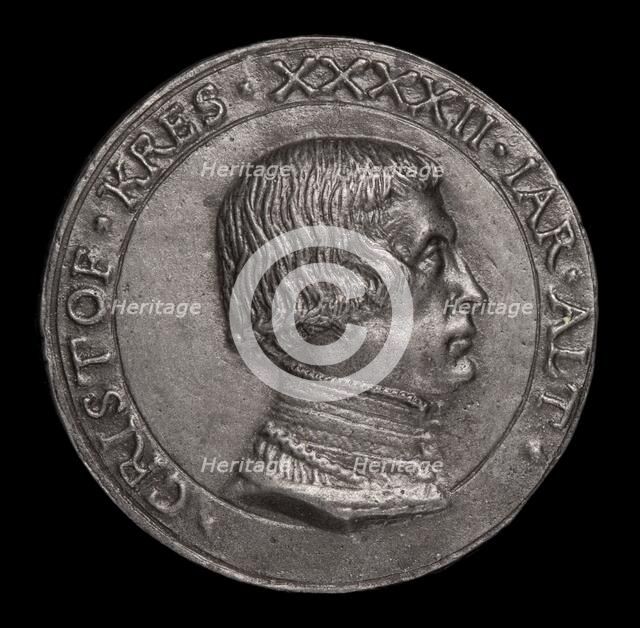 Christoph Kress von Kressenstein,1484-1535, Patrician and Diplomat [obverse], 1526. Creator: Matthes Gebel.