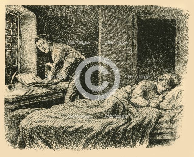 'Christoph seized the manuscript book and the copy', (1907). Creator: Unknown.