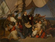 Christopher Columbus Discovers America, 1846