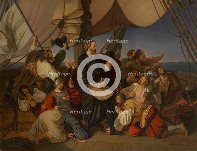 Christopher Columbus Discovers America, 1846.