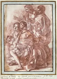 Christopher Columbus landing in America c1760(?)-1770. Artist: Jean Robert Ango