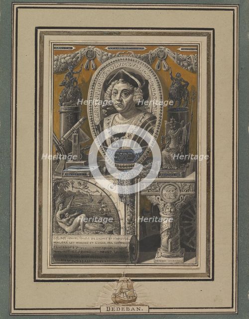 Christopher Columbus, n.d.. Creator: Jean-Baptiste Dedeban.