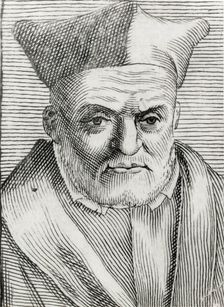 Christopher Clavius, German Jesuit mathematician and astronomer. Creator: Unknown