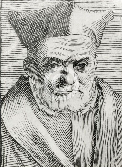 Christopher Clavius, German Jesuit mathematician and astronomer. Artist: Unknown