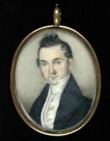 Christopher Burdick, ca. 1835. Creator: Unknown