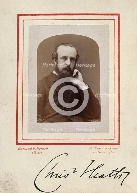 Christopher Heath, 1879. Creator: Barraud & Jerrard.