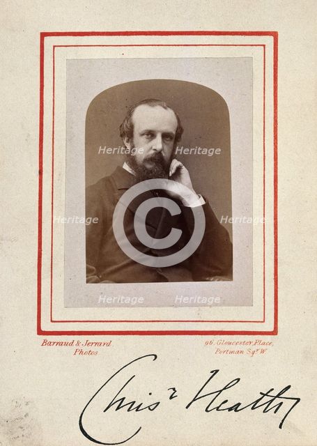 Christopher Heath, 1879. Creator: Barraud & Jerrard.