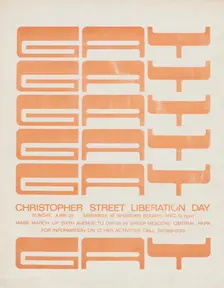 Christopher Street Liberation Day, c1975-06. Creator: Christopher Street Liberation Day Committee