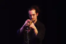 Christos Stylianides, Daisy George Quintet, New Generation Jazz Festival, Shoreham by Sea, 2022. Creator: Brian O'Connor