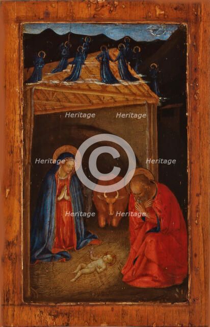 Christmas, 1428-1429. Creator: Angelico, Fra Giovanni, da Fiesole (around 1400-1455).