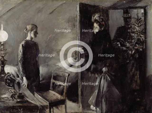 Christmas, 1893. Creator: Christian Krohg.