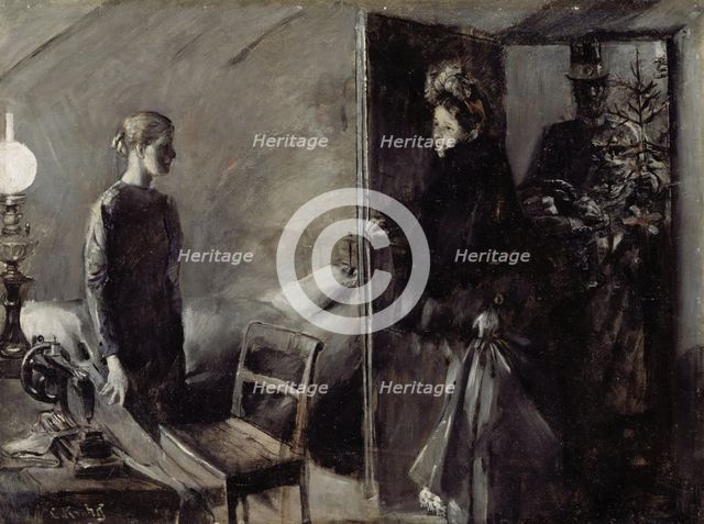 Christmas, 1893. Creator: Christian Krohg.