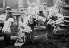 Christmas Mail, between c1910 and c1915. Creator: Bain News Service
