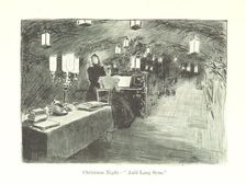 Christmas Night - "Auld Lang Syne", 1899. Creator: Charles Dana Gibson