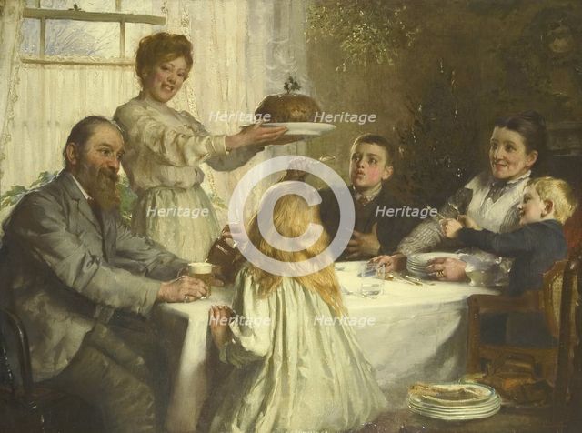 Christmas . Artist: Clark, James (1858-1943)