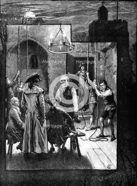 Christmas Bell-Ringers, drawn by F. Dadd, 1883. Creator: Eugène Froment.