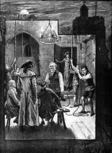 Christmas Bell-Ringers, drawn by F. Dadd, 1883. Creator: Eugène Froment