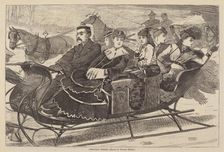 Christmas Belles, published 1869. Creator: Winslow Homer