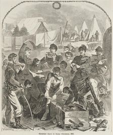 Christmas Boxes in Camp - Christmas, 1861, 1862. Creator: Unknown