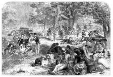 Christmas Day in Australia - drawn by N. Chevalier, 1871. Creator: Unknown