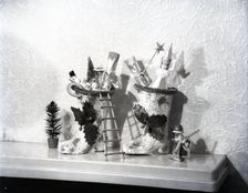 Christmas decorations, c1955. Creator: Arthur Charles Kirby Ware