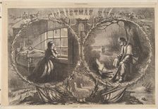 Christmas Eve, 1862 (from Harper's Weekly), January 3, 1863. Creator: Thomas Nast