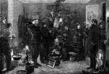 Christmas Eve at the Outposts, Paris, 1871. Creator: Unknown