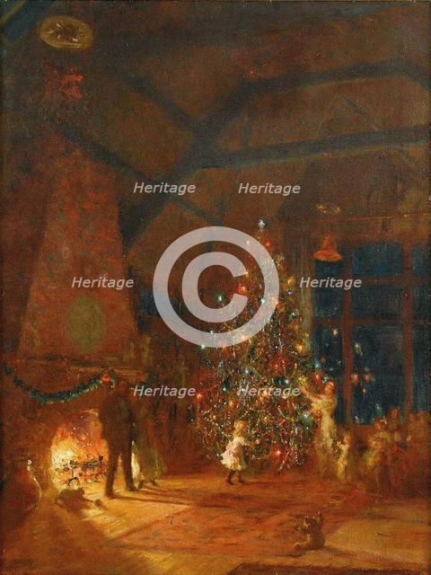 Christmas Eve in the Studio, 1911. Creator: Fairchild, Mary Louise (1858-1946).