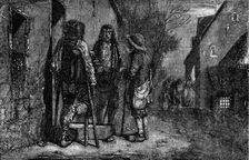 Christmas Eve in Britany, 1854. Creator: Unknown