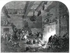 Christmas Eve in Devonshire - the Mummers coming in, 1850. Creators: Stockdale, Smyth