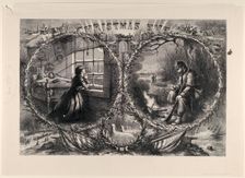 Christmas Eve (published Harper's Weekly, January 3, 1863), 1863 (?). Creator: Thomas Nast