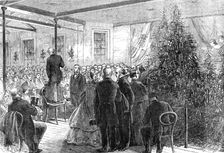 Christmas Entertainment to the Inmates of the Greenwich Union-House, 1864. Creator: Unknown