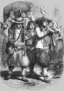 Christmas in Brittany: The Sonneurs, or Waits 1854. Creator: Unknown